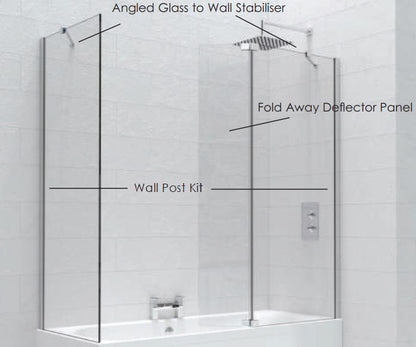 Kudos Ultimate Shower Screen Wall Post Kit