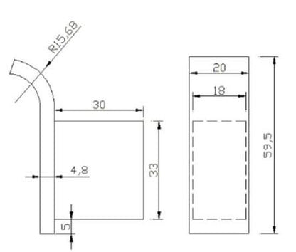 RAK-Moon Robe Hook