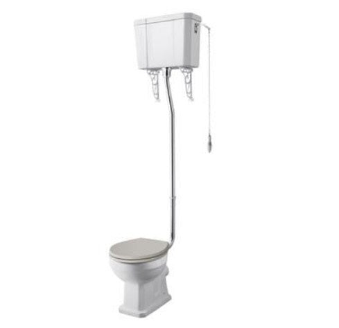 Hudson Reed Richmond High Level Toilet, Cistern & Flush Pipe Kit