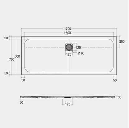 RAK-Feeling Bathtub Replacement Shower Tray