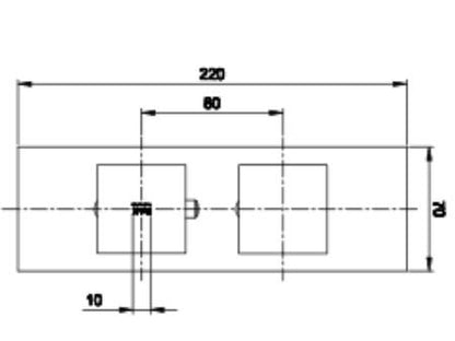 RAK-Feeling Thermostatic Concealed Shower