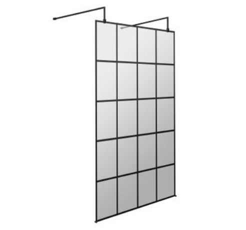 Hudson Reed Wall Fixed Framed Wetroom Screens