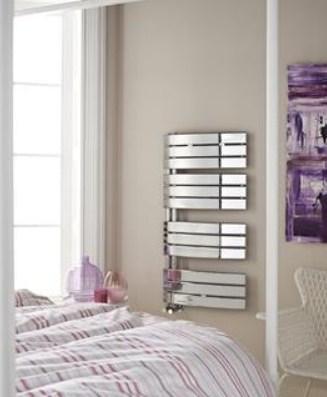 Hudson Reed Elgin Curved Panel Vertical Towel Rail