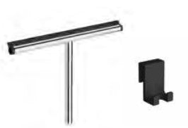 HiB Shower Squeegee & Rubber Holder