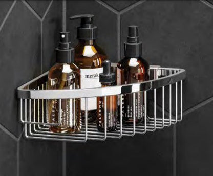 HiB Traditional Corner Shower Basket