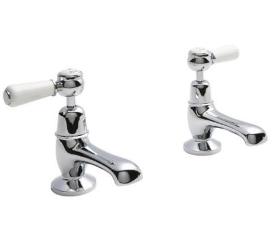 Hudson Reed Topaz Lever Dome Basin Taps