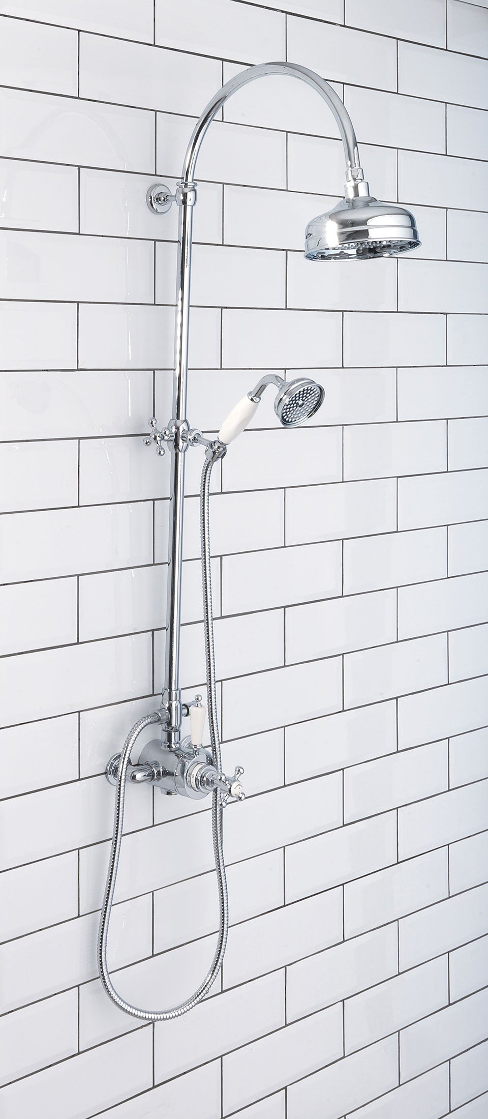 Silverdale Exposed Shower Set Chrome