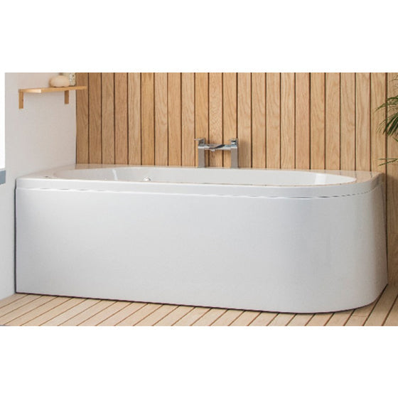 Carron Status 1600 x 725 Double Ended Oval Corner Bath