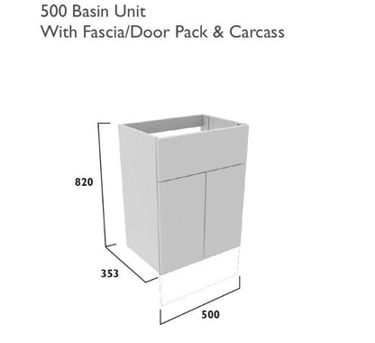 Tavistock Fitted Double Door Basin Unit