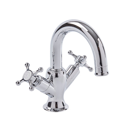 Tavistock Ashmore Basin Mixer with Click Waste - Chrome