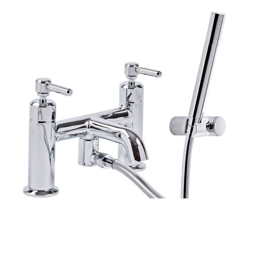 Tavistock Marston Deck Mounted Bath Shower Mixer - Chrome