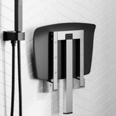 HiB Shower Seat with Support Leg