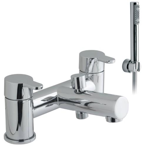 Vado Sense 2 Hole Bath Shower Mixer with Shower Kit