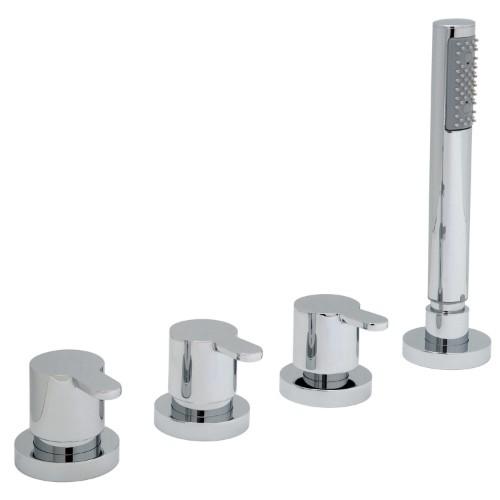 Vado Sense 4 Hole Bath Shower Mixer without Spout