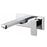 Vado Phase Wall Mounted 2 Hole Basin Mixer with Rectangular Backplate