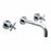 Vado Elements Water Wall Mounted 3 Hole Basin Mixer with 200mm Spout