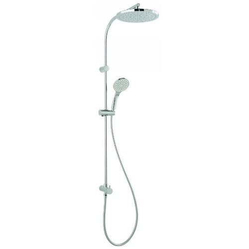 Vado Rigid Riser Kit with Overhead Shower, Single Function Handset & Diverter