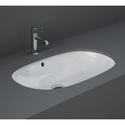 RAK-Variant 600mm Elongated Oval Under Counter Wash Basin