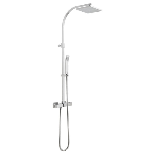 Vado Velo Adjustable Square Thermostatic Shower Column