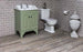 Silverdale Victorian 635mm Normandy Grey Painted Cabinet With Basin