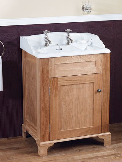 Silverdale Victorian Vanity Basin - 3 Tap Hole