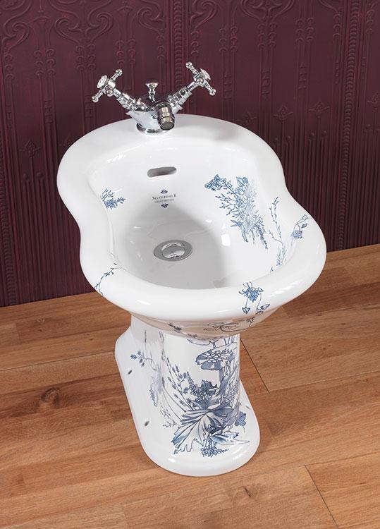 Silverdale Victorian Freestanding Bidet - 1 Tap Hole