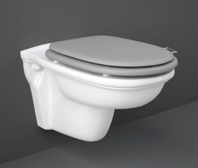 RAK-Washington Wall Hung Toilet with Wooden Seat