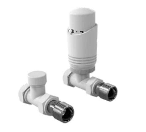 Kartell Design Twin Thermostatic Radiator Valve Pack