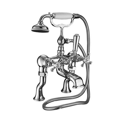 Imperial Westminster Bath shower mixer deck mounted complete with shower kit - Chrome