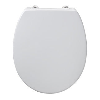 Armitage Shanks Contour 21 standard toilet seat and cover - bottom fixing hinges