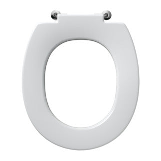 Armitage Shanks Contour 21 standard toilet seat - no cover - bottom fixing hinges