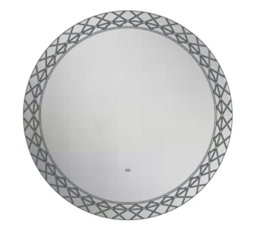 HiB Bellus Round LED Illuminated Mirror