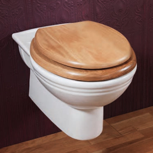 Silverdale Victorian Back to Wall Toilet with Seat