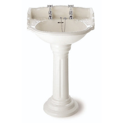 Silverdale Belgravia 635mm Basin with Pedestal/Stand