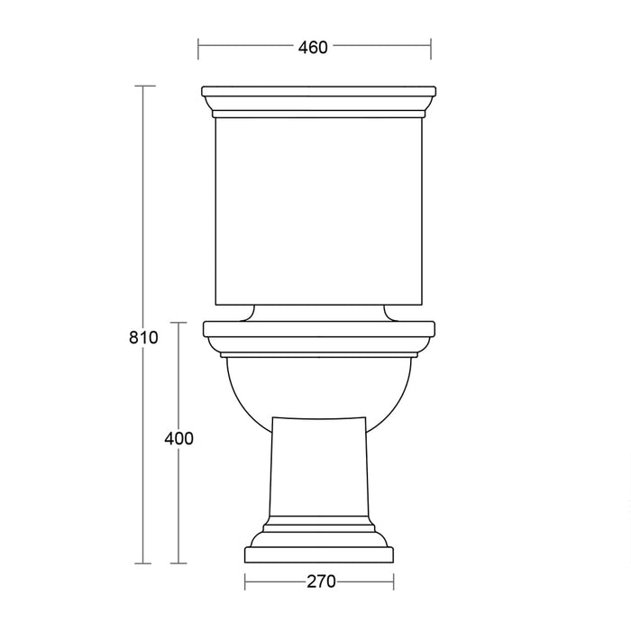 Imperial Carlyon Close Coupled Toilet