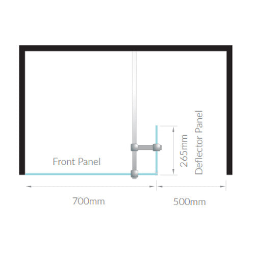 Kudos 8mm Ultimate Curved Walk-In Shower enclosures