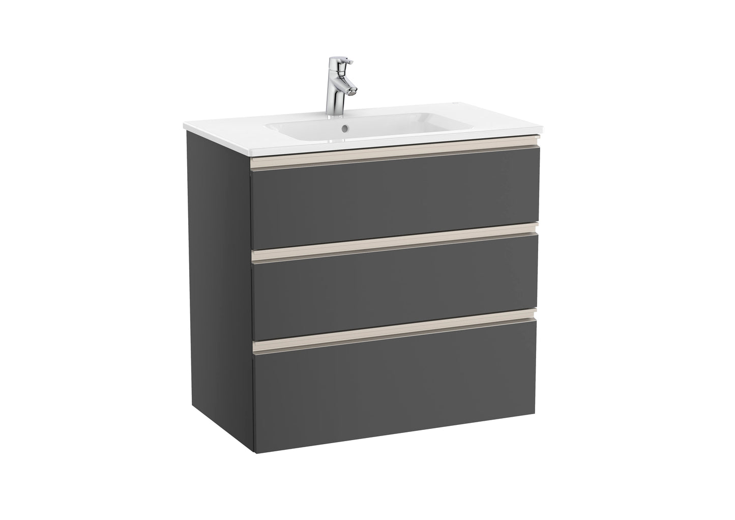 Roca The Gap 3 Drawers Vanity Unit with Basin