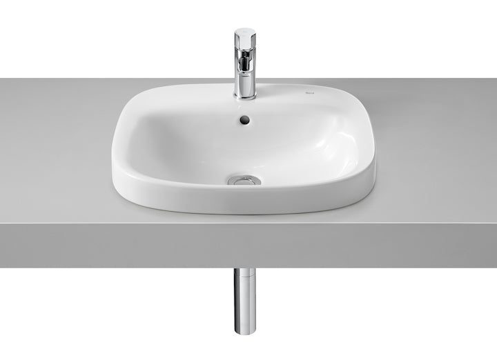 Roca Debba 500 x 410mm 1TH In-Countertop Washbasin