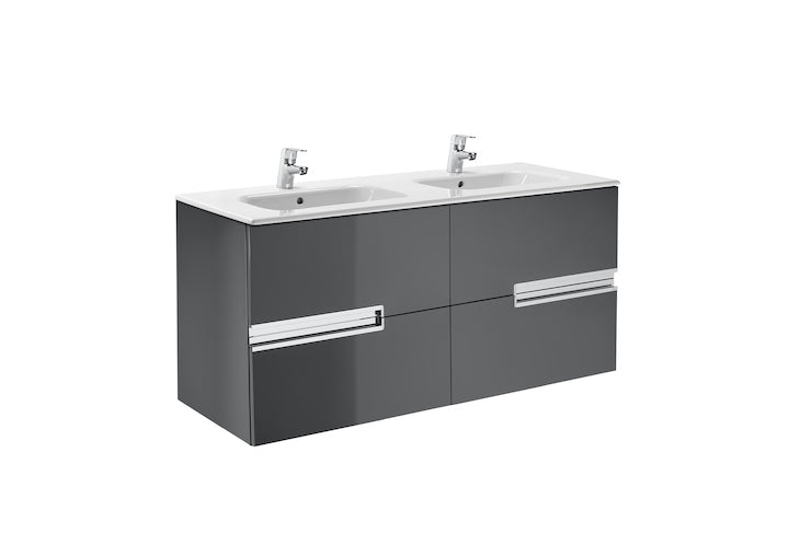 Roca Victoria-N Unik 1200mm 4-Drawer Wall Hung Basin Vanity Unit