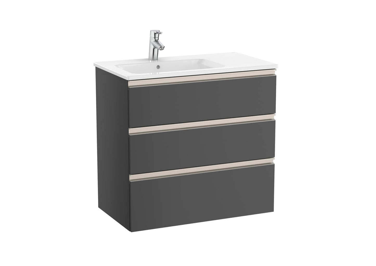 Roca The Gap 3 Drawers Vanity Unit with Basin