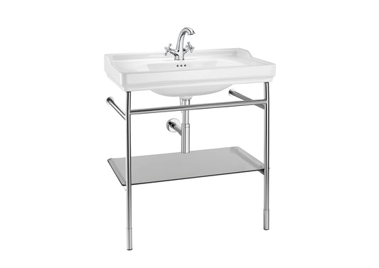 Roca Carmen Basin Stand with Shelf and Basin