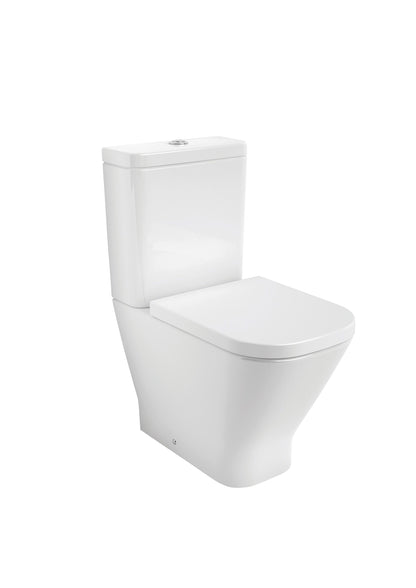 Roca The Gap Compact back to wall Rimless WC with dual outlet