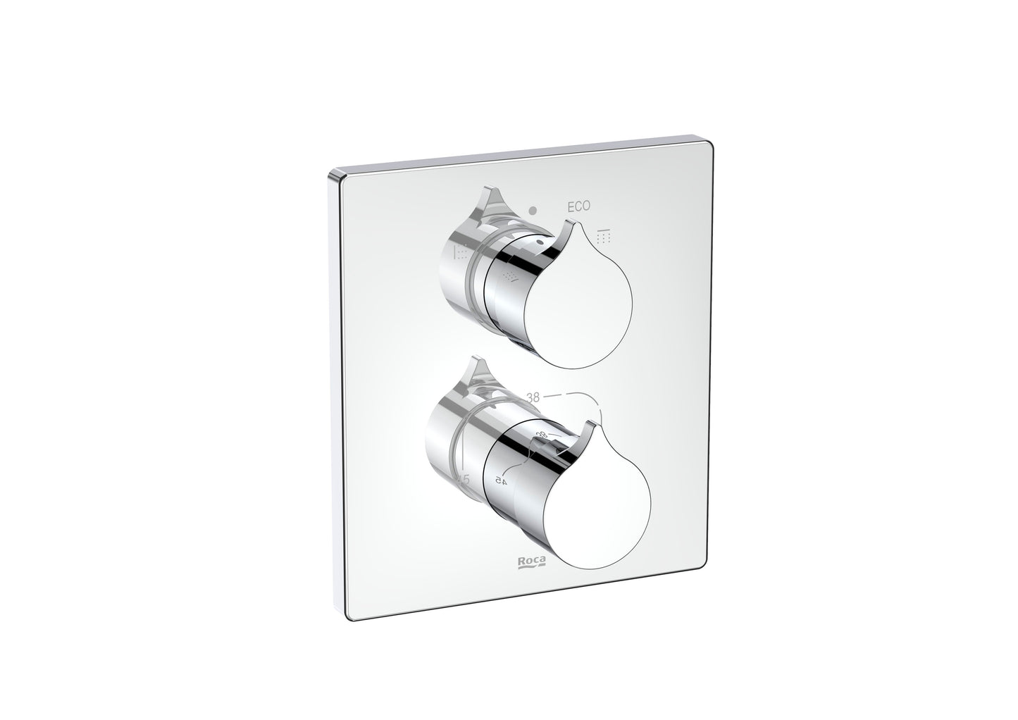 Roca Insignia Built-In 2-Way Thermostatic Shower Mixer