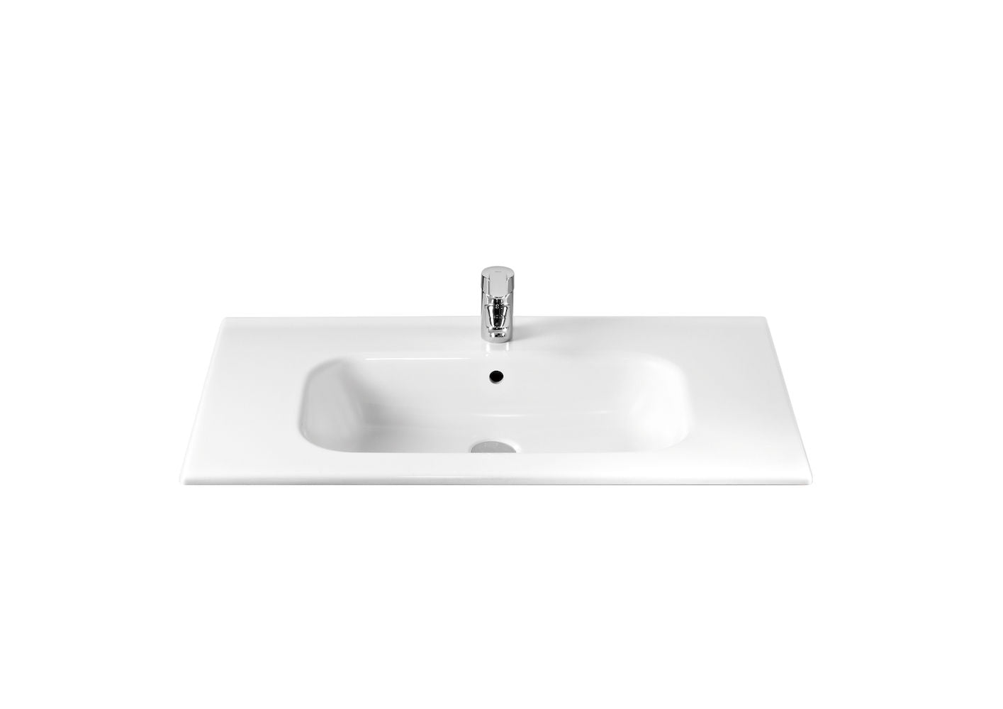 Roca Victoria-N Square Wall Hung/Vanity Basin