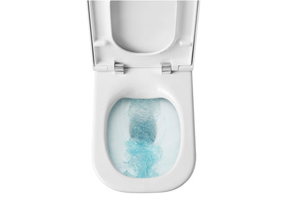 Roca The Gap Compact back to wall Rimless WC with dual outlet