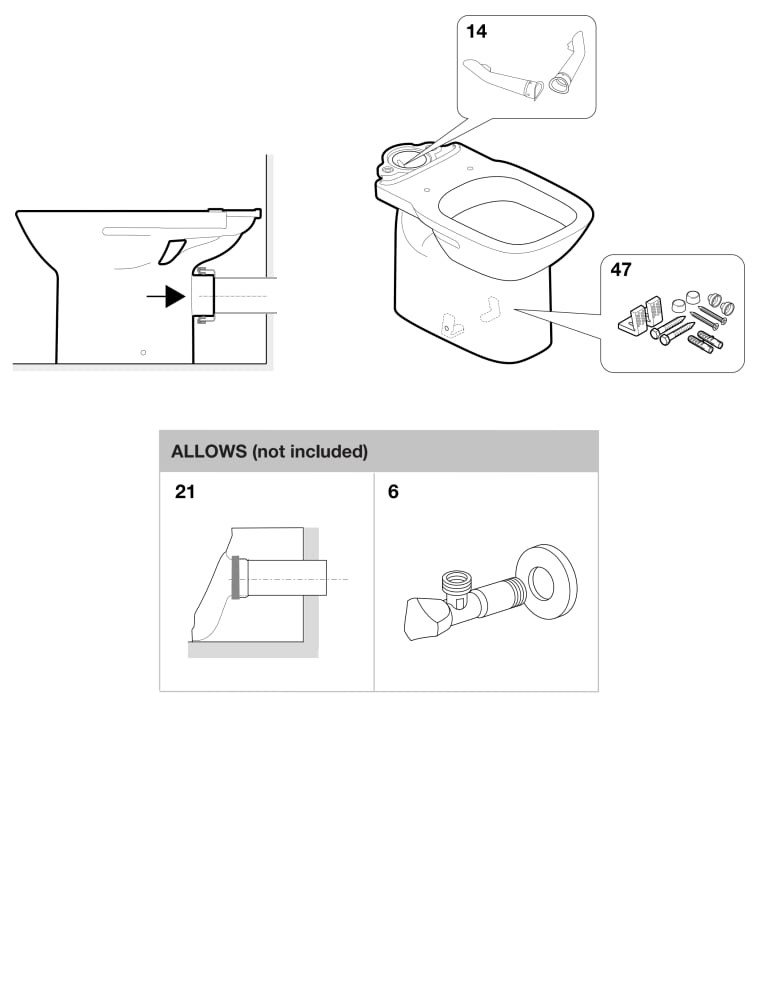 Roca Debba Square Close Coupled Toilet