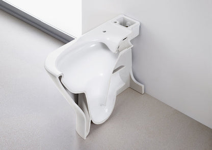 Roca The Gap Compact back to wall Rimless WC with dual outlet