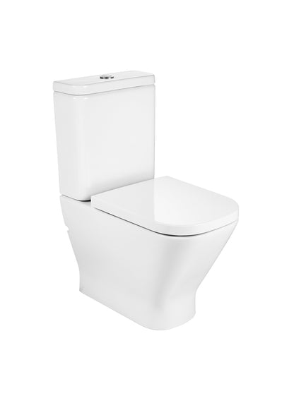 Roca The Gap Compact back to wall Rimless WC with dual outlet