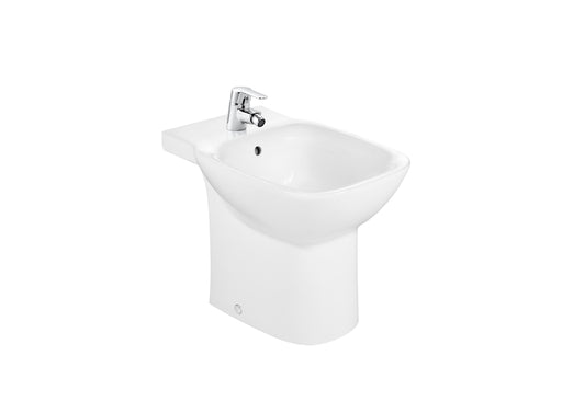 Roca Debba Floor Standing Bidet and Cover - 1 Tap Hole - White