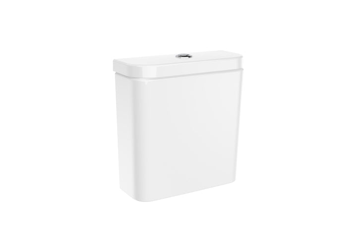 Roca The Gap Round Rimless Close Coupled Toilet - White